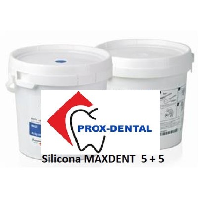 Silicona Maxdent 5k base + 5K de catalizador | ProxDental